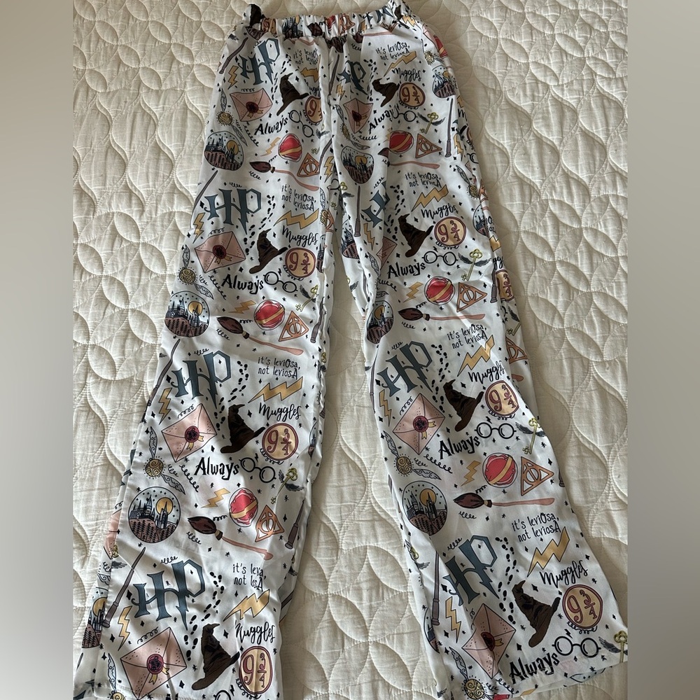 Harry Potter silky pajama bottoms
